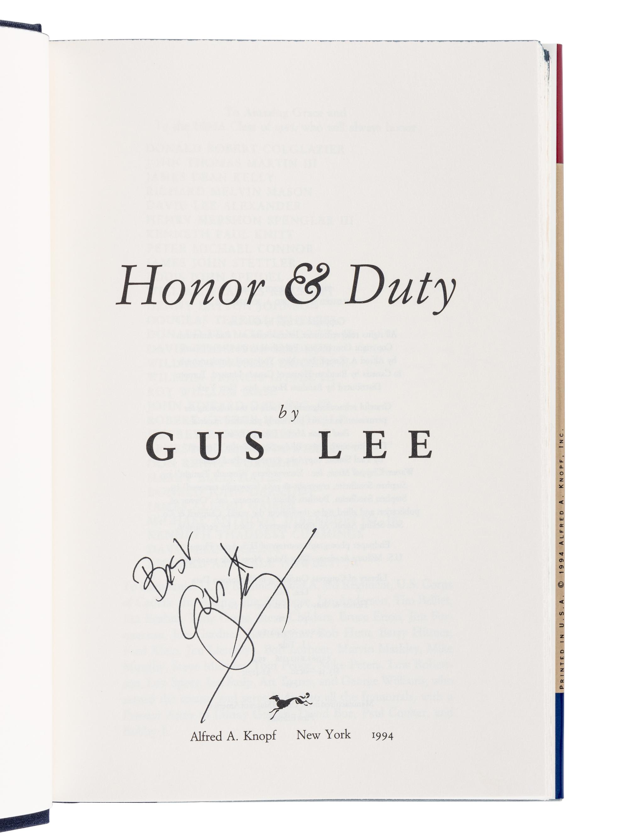 LEE, Gus (b. 1946). A group of the first 3 books published by Lee, ALL FIRST EDITIONS, ALL PRESENTATION COPIES, comprising: