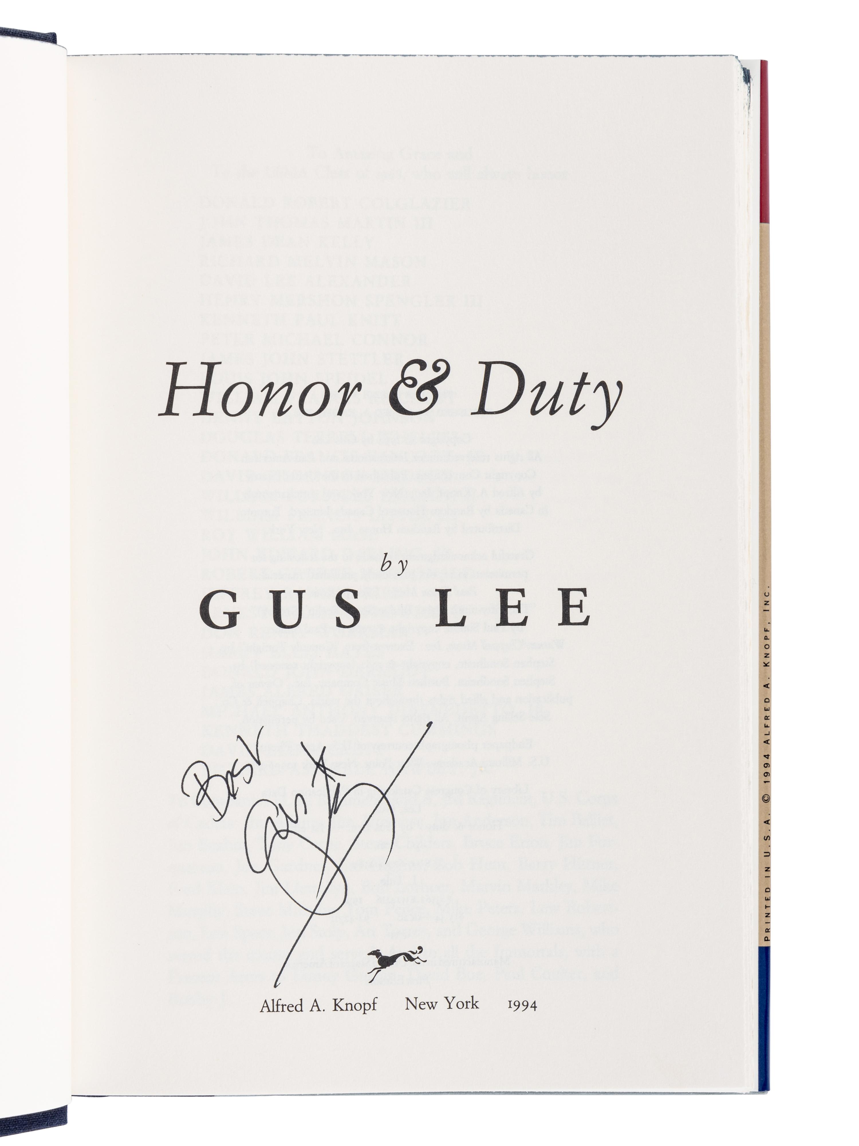 LEE, Gus (b. 1946). A group of the first 3 books published by Lee, ALL FIRST EDITIONS, ALL PRESENTATION COPIES, comprising: