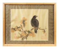 A Set of Six Chinese Works on Silk — 20TH CENTURY