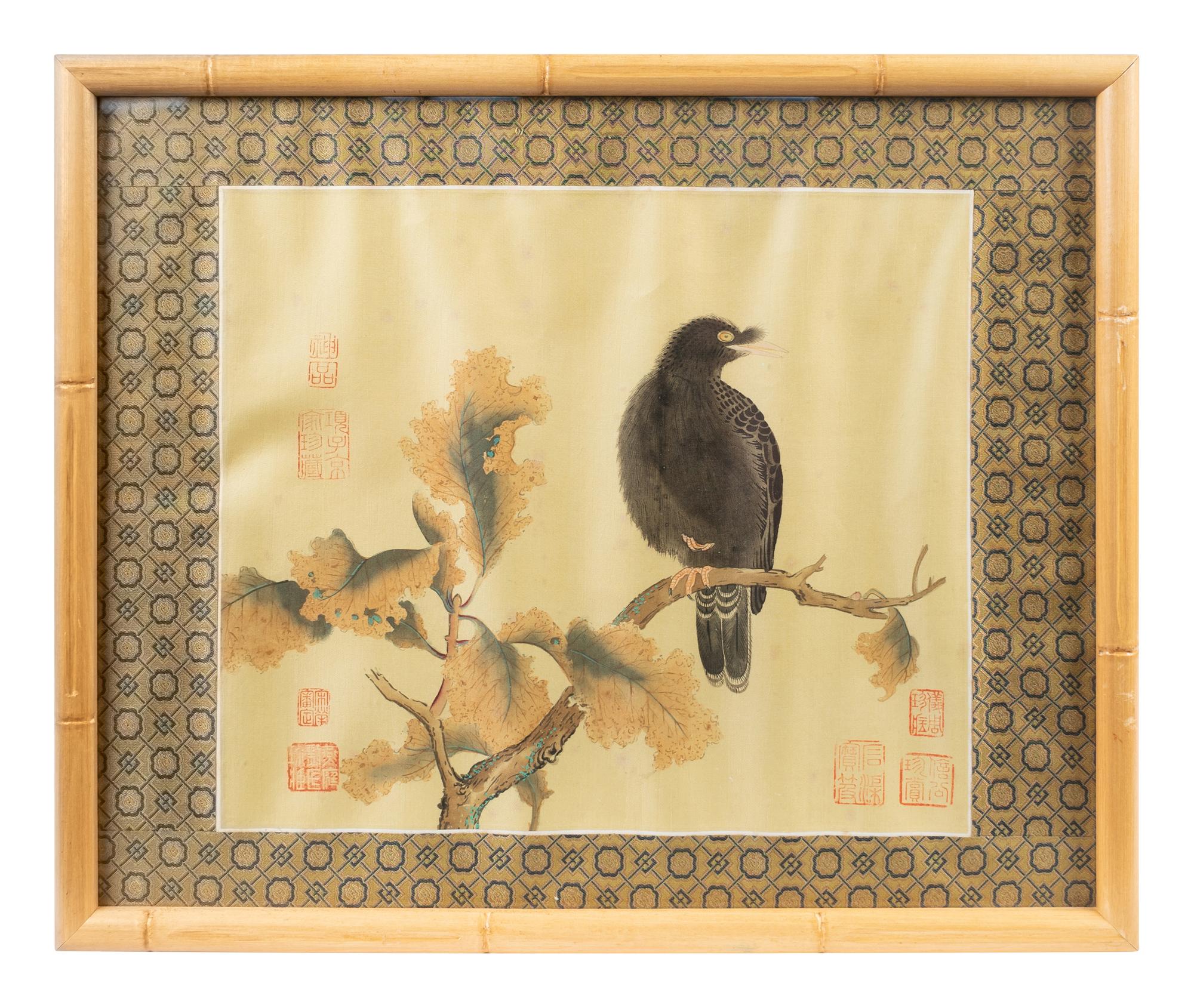 A Set of Six Chinese Works on Silk — 20TH CENTURY