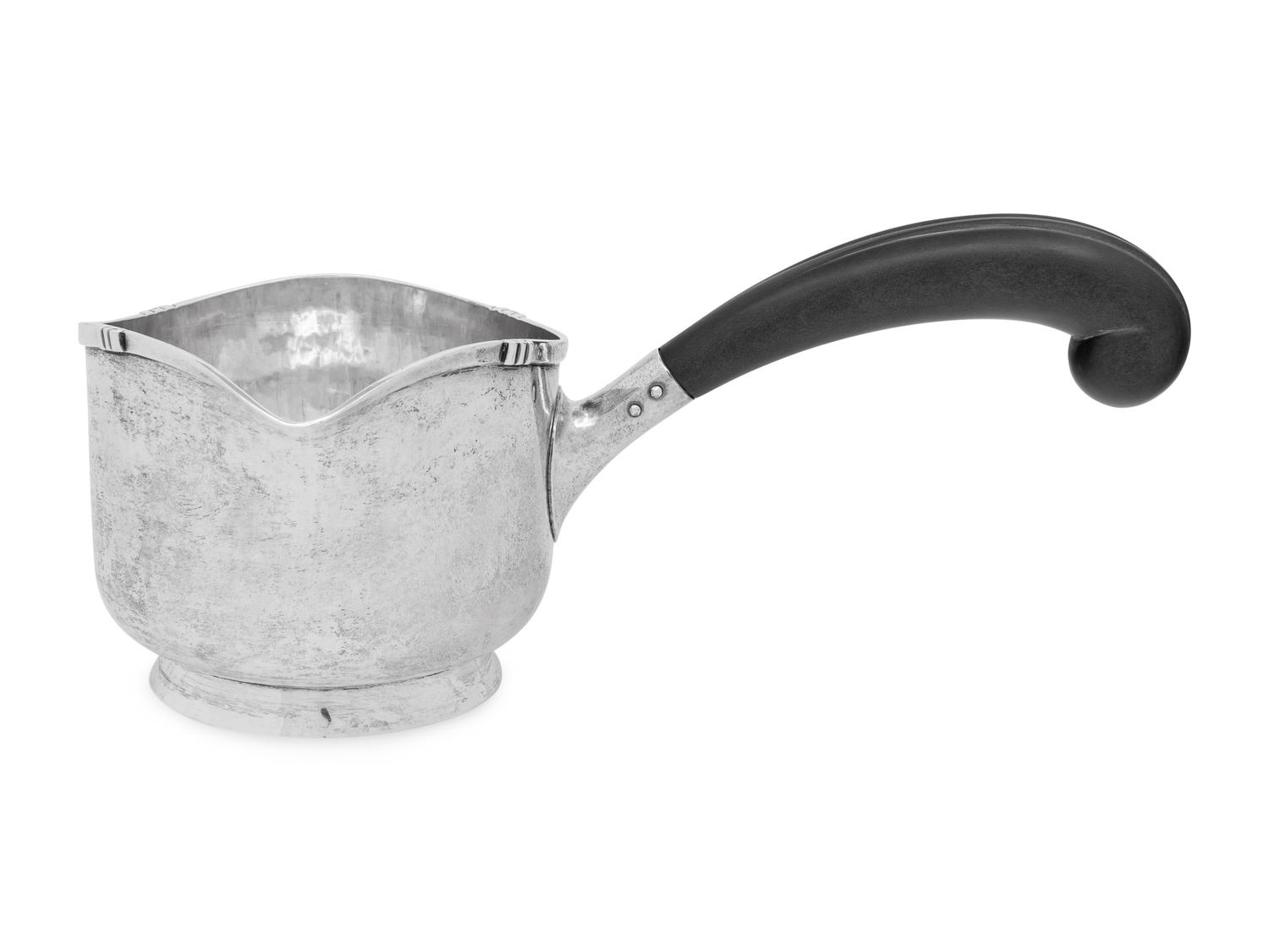 An American Arts and Crafts Silver Sauce Boat