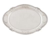 Am American Silver Oval Tray — 20TH CENTURY