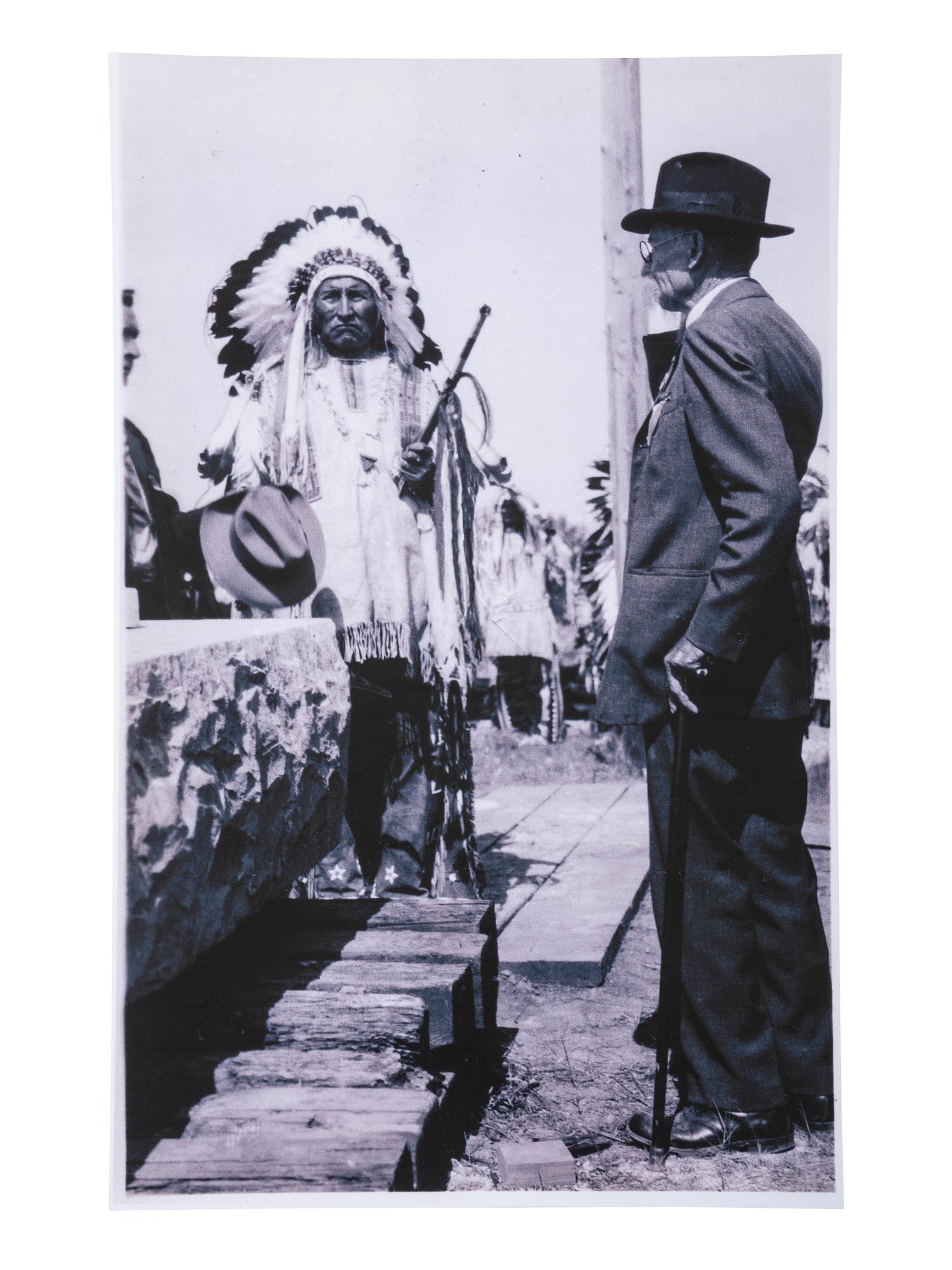 [LATE INDIAN WARS]. A group of 28 photographs from the 50th Anniversary of the Battle of the Little Bighorn, and other Custer Memorials, comprising: