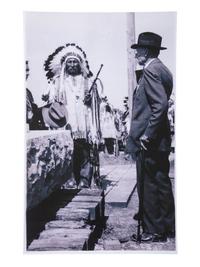 [LATE INDIAN WARS]. A group of 28 photographs from the 50th Anniversary of the Battle of the Little Bighorn, and other Custer Memorials, comprising:
