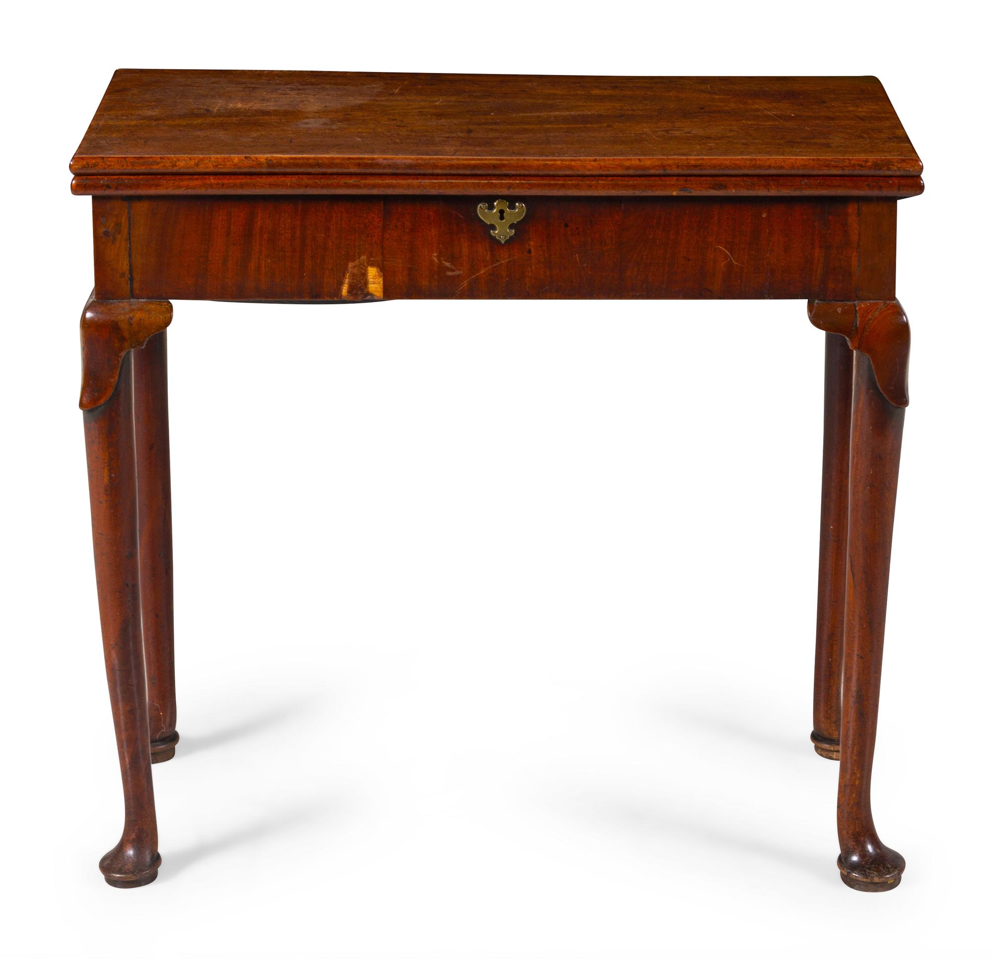 A George III Mahogany Flip-Top Table