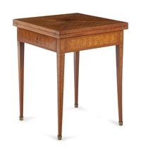 A Continental Parquetry Handkerchief Game Table