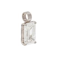 EMERALD CUT DIAMOND PENDANT