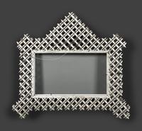 Two Tramp Art 'Crown of Thorns' Frames