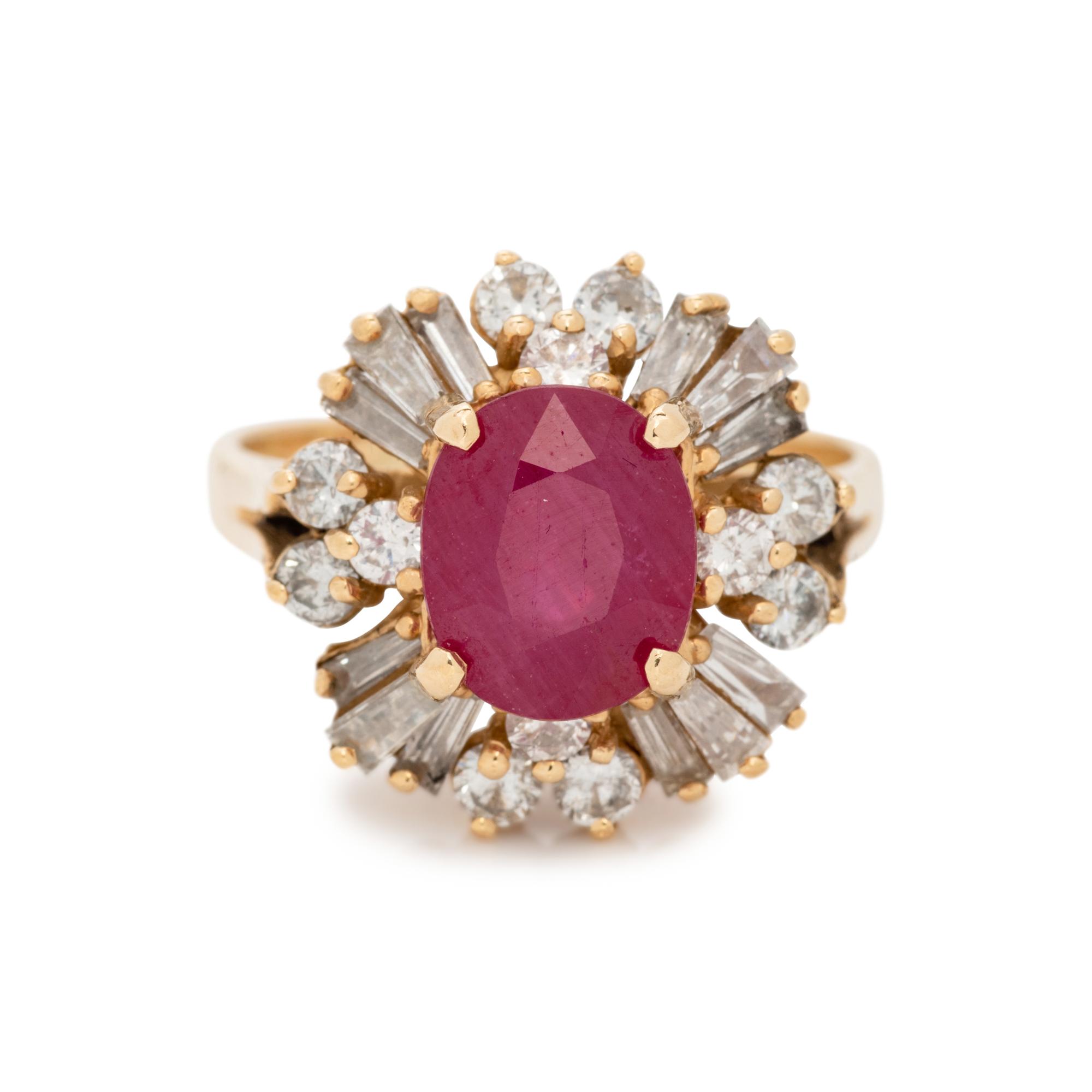 RUBY AND DIAMOND RING