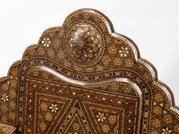 A Pair of Moroccan Marquetry and Mother-of-Pearl Inlaid Lounge Chairs