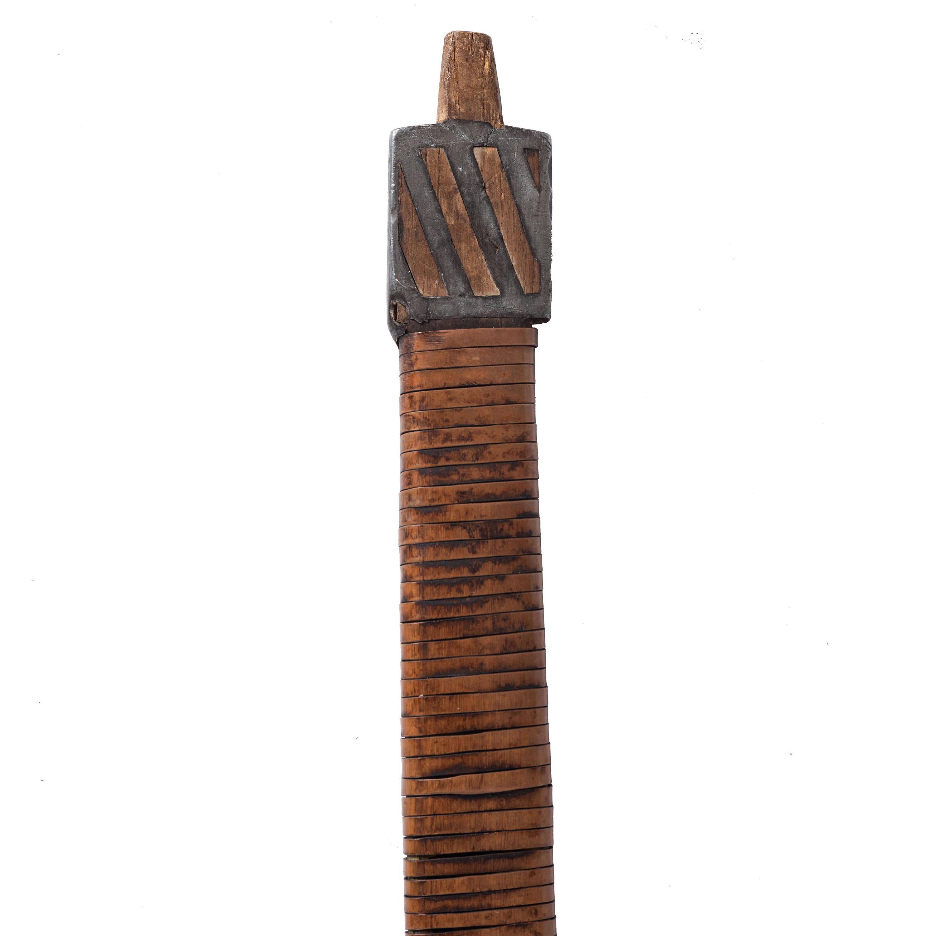 Sioux Calumet Pipe Stem, with Catlinite Bowl