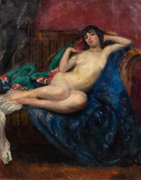 Wojciech Weiss, (Polish, 1875-1950), Mlodelka