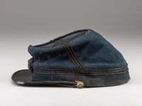 [CIVIL WAR]. Chasseur-style cap with 3rd regiment number and insignia and officer's sash.
