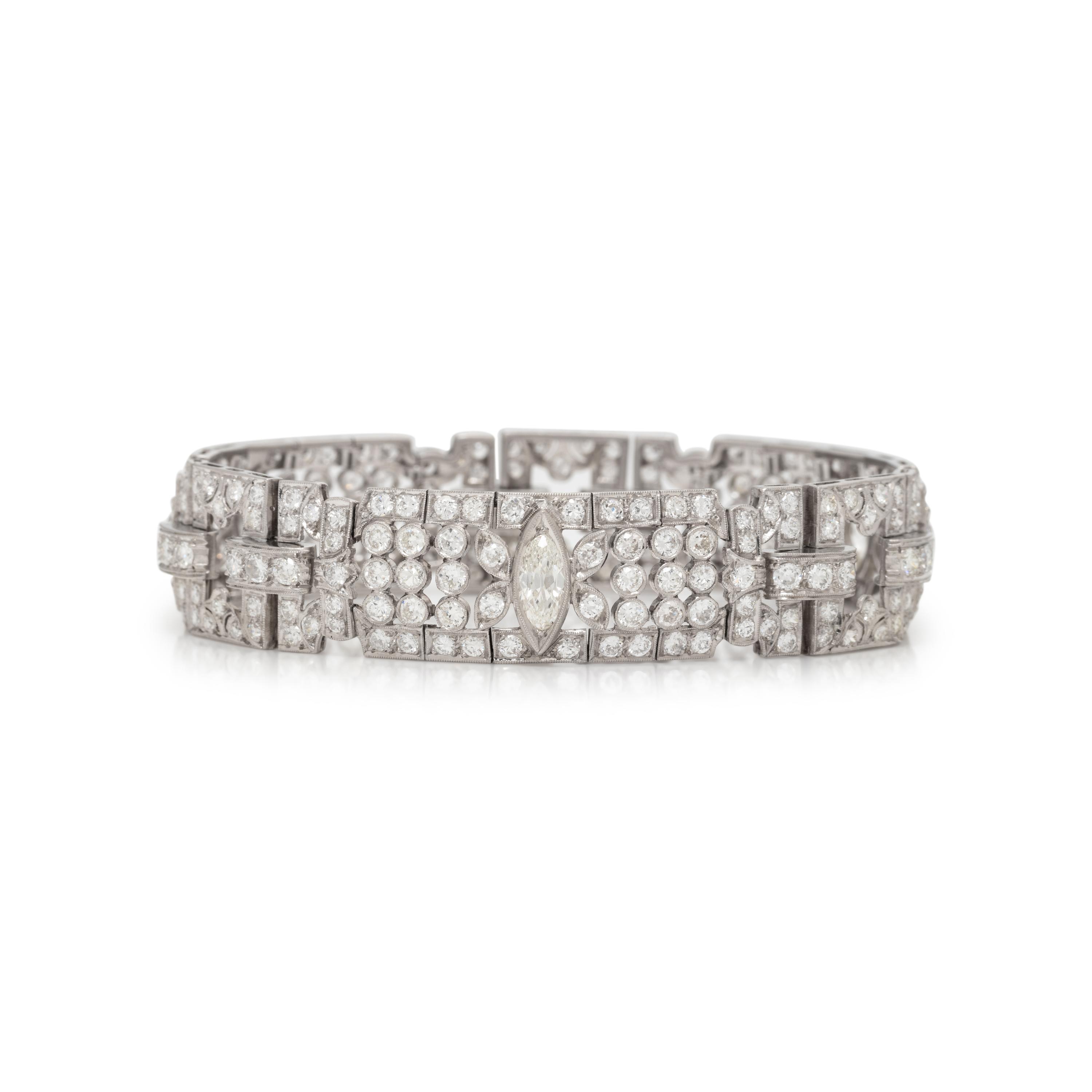 ART DECO, DIAMOND BRACELET