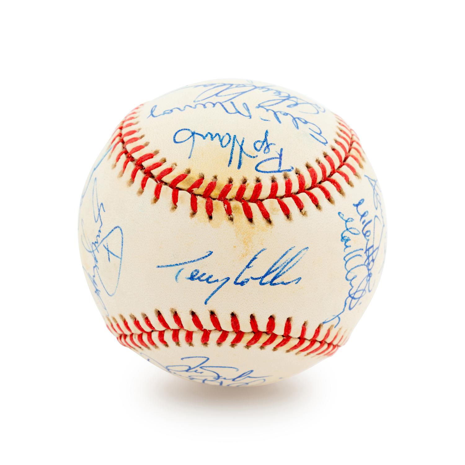 A Group of 19 Los Angeles Angels Signed Baseballs,