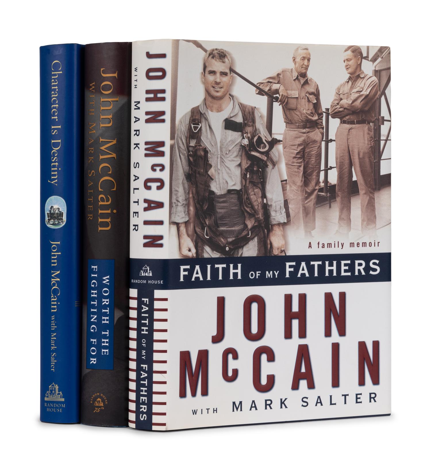 McCAIN, John (1936-2018). A group of 3 signed works, comprising: