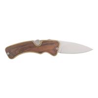 Rare Track Luger Knife with Wood Grip Scales