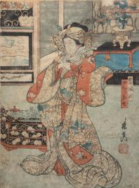 A Group of Six Japanese Woodblock Prints
