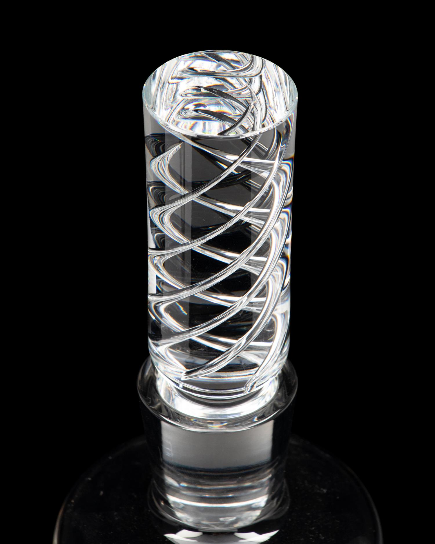 A Group of Three Glass Decanters