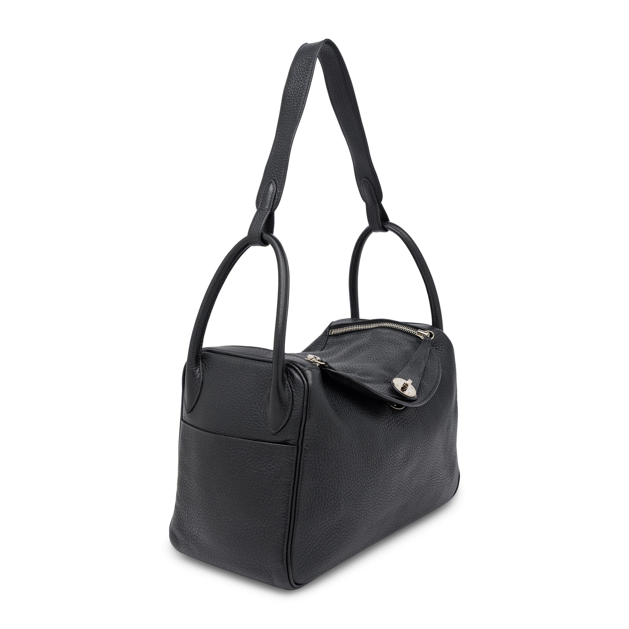 Hermès, Lindy 30 in Noir Clemence