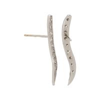 DIAMOND AND WHITE GOLD EARRINGS