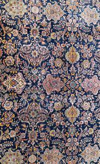 A Kirman Wool Rug