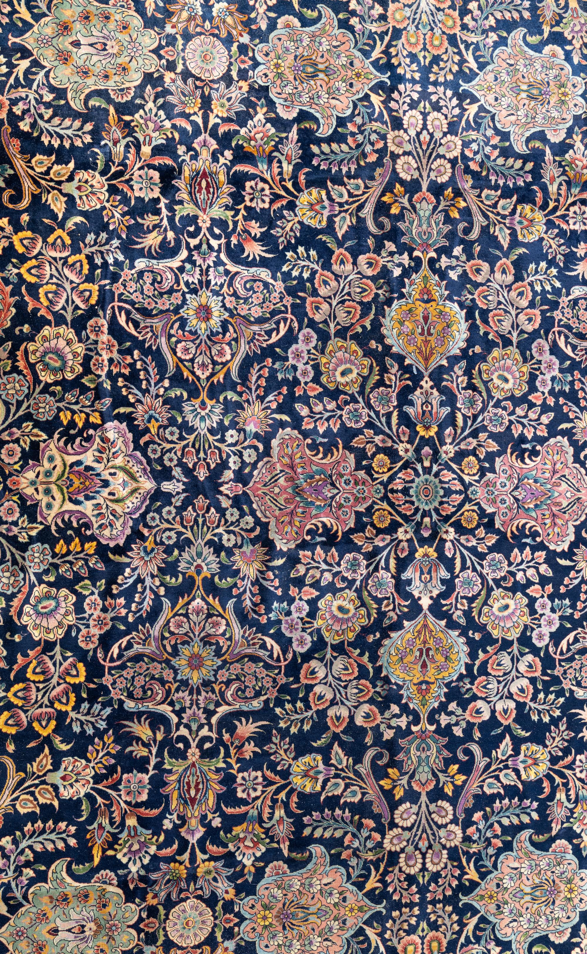 A Kirman Wool Rug