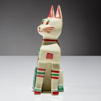 Louis Wain (English, 1860–1939) — Lucky Egyptian Cat Vase , designed 1915, c. 1930