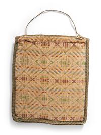 Plateau Beaded Pictorial Flat Bag, Deer and Eagle