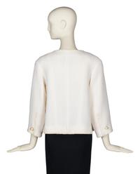 Chanel Cream Jacket With Faux Pearls, Spring 2013
