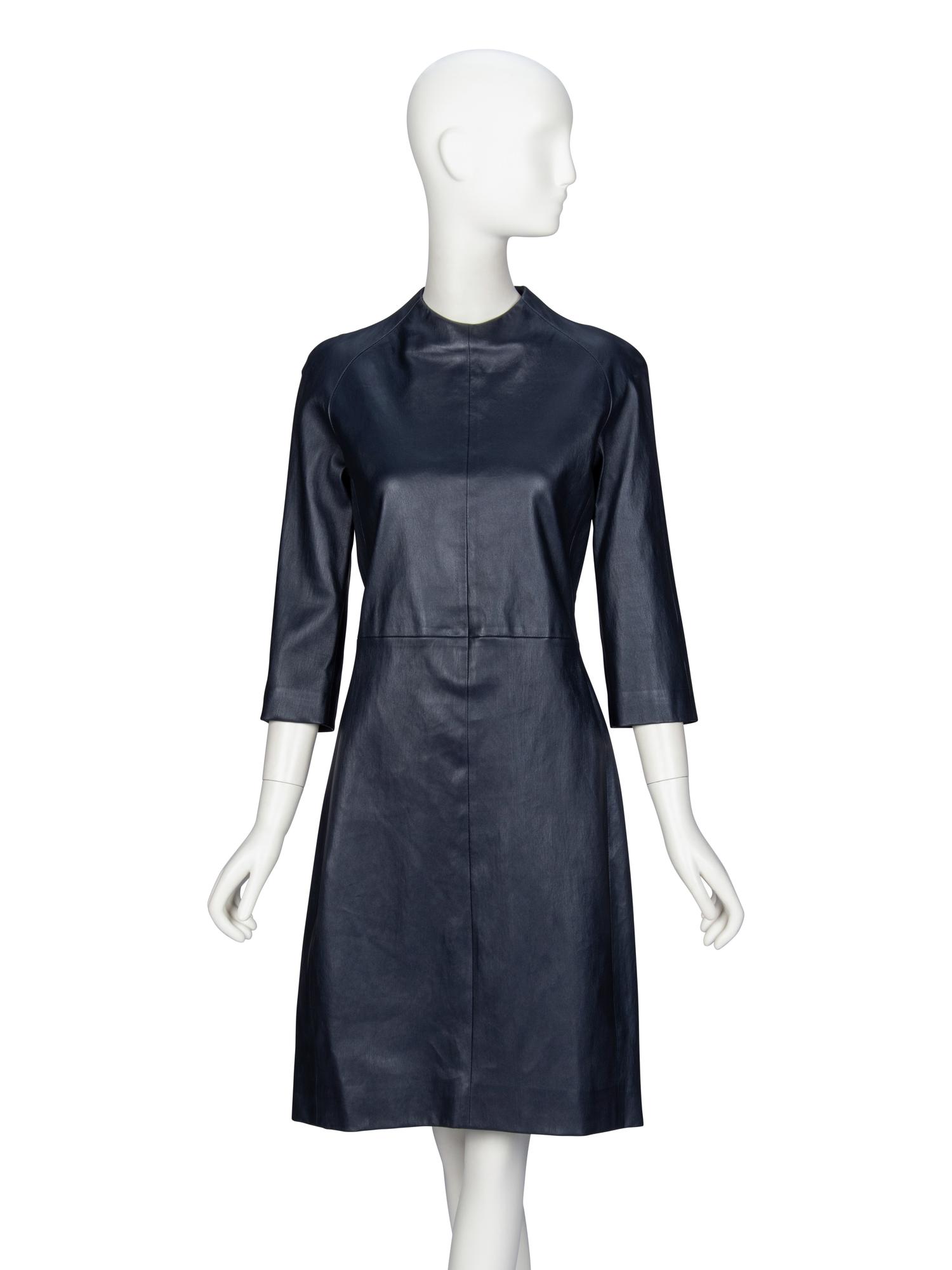 The Row, Fitted Leather Dress