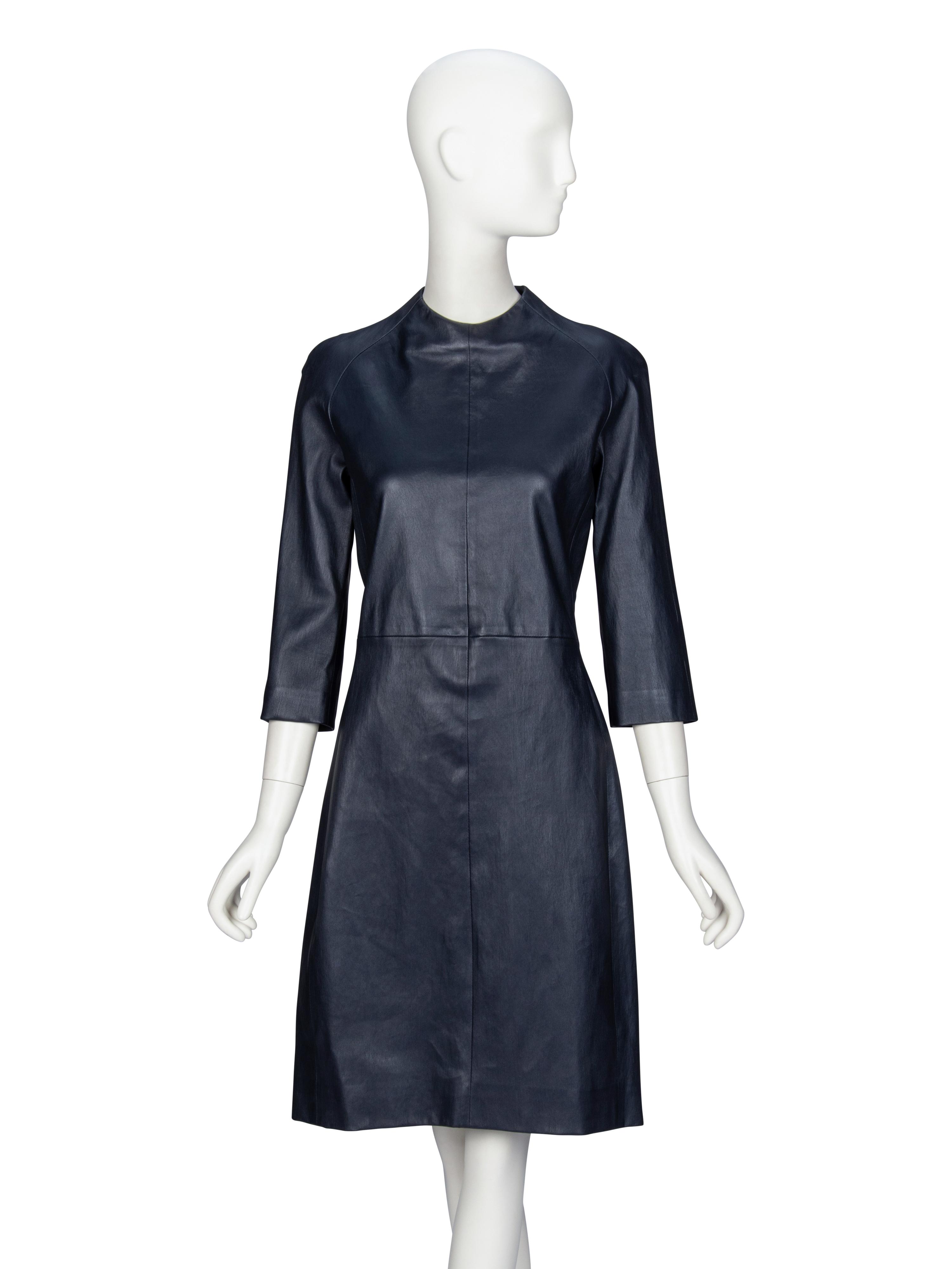 The Row, Fitted Leather Dress