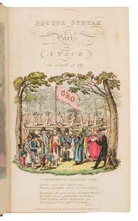 ROWLANDSON, Thomas (1756-1827), illustrator. -- William COMBE (1742-1823). Doctor Syntax in Paris. London: For W. Wright, 1820.