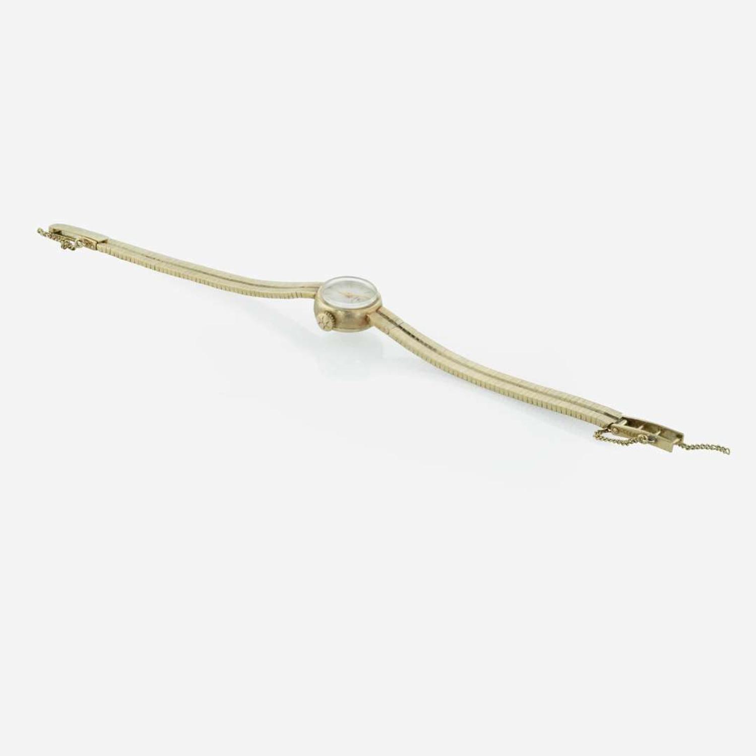 A 14K Yellow Gold Ladies Watch