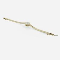 A 14K Yellow Gold Ladies Watch