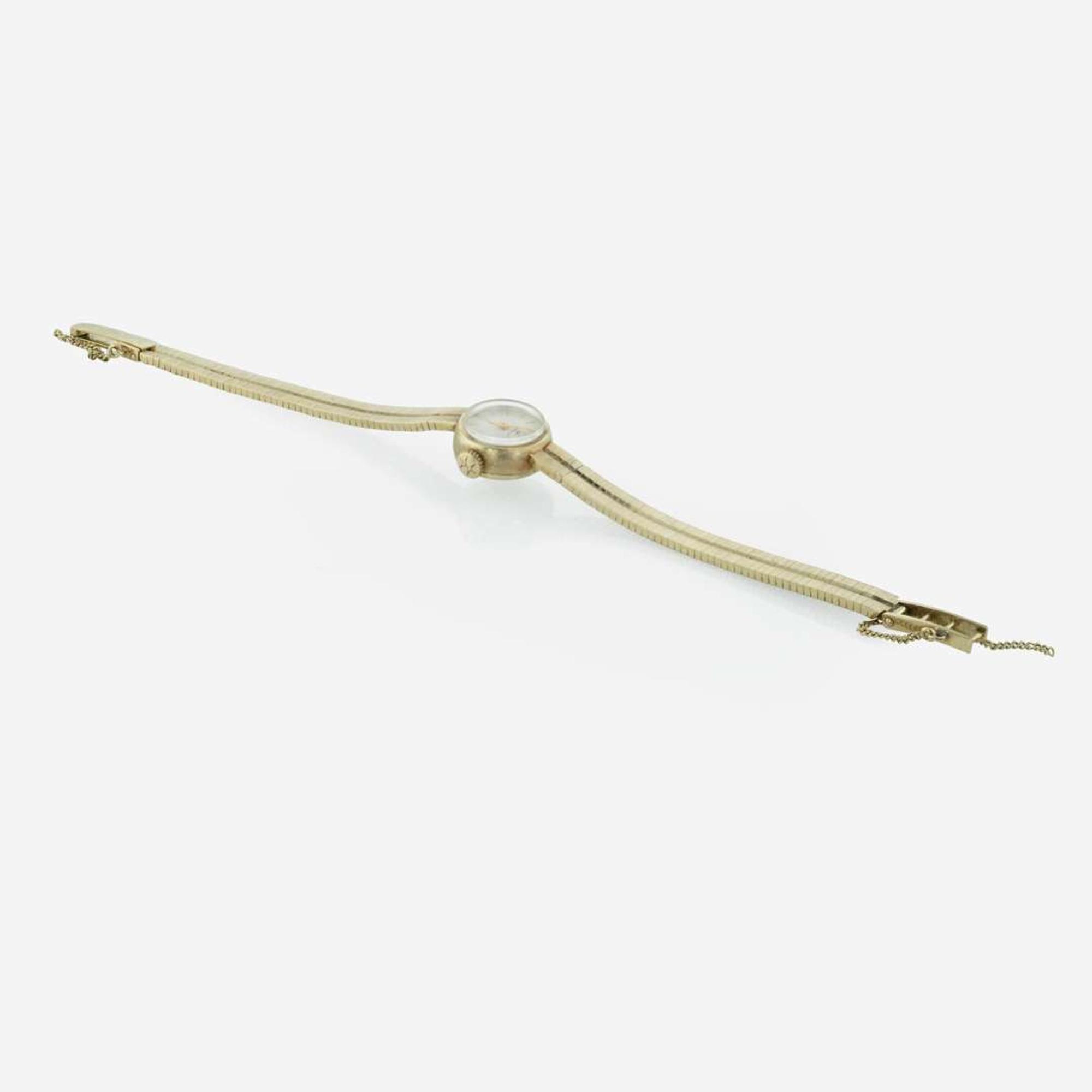A 14K Yellow Gold Ladies Watch