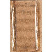 Exceptional William Henry Harrison 1840 Great Harrison BBQ Folk Art Campaign Banner