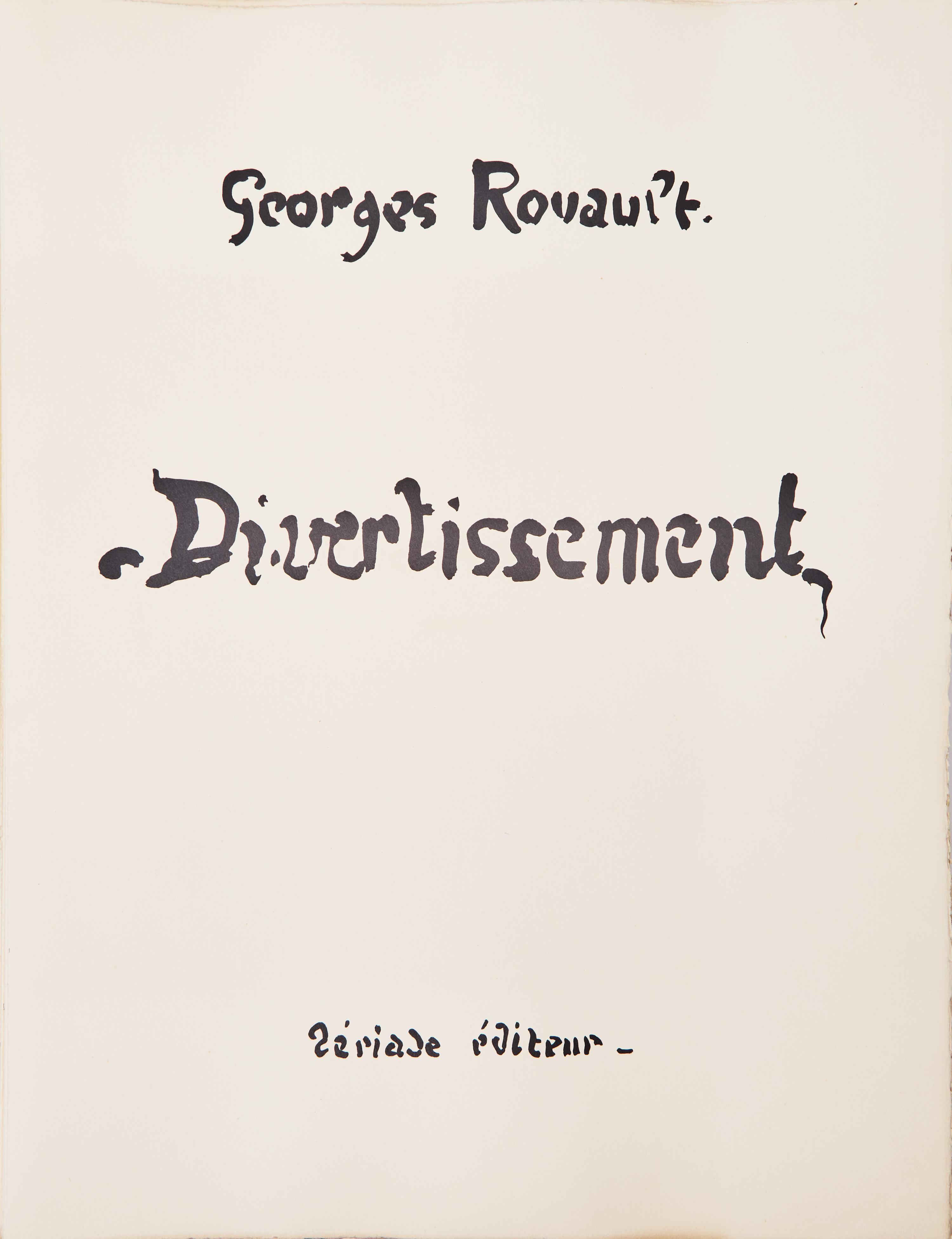 [Art] Rouault, Georges. Divertissement