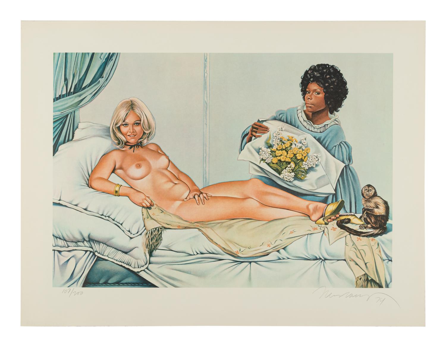 Mel Ramos ( complete portfolio of four prints with original cloth case)