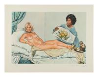 Mel Ramos ( complete portfolio of four prints with original cloth case)