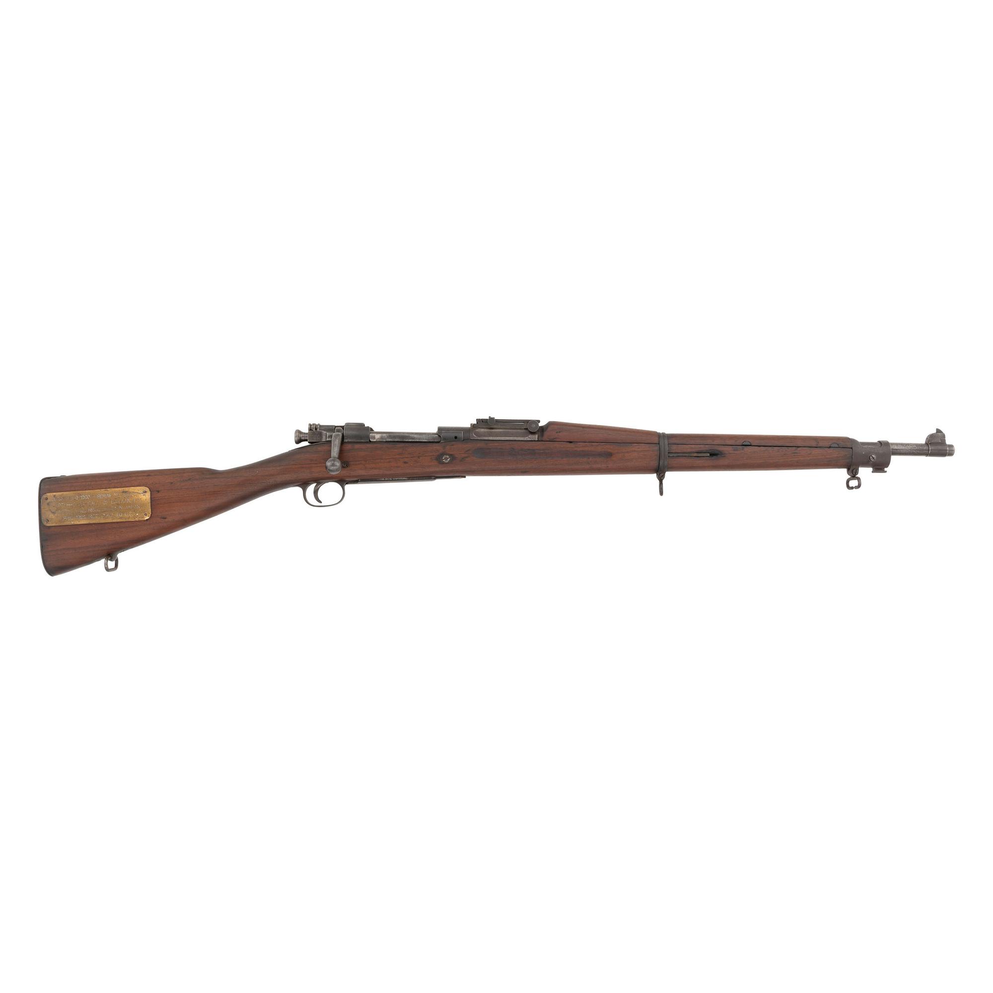 **Springfield Model 1903 Rebarreled 1938, Attributed to the Battle of Bataan