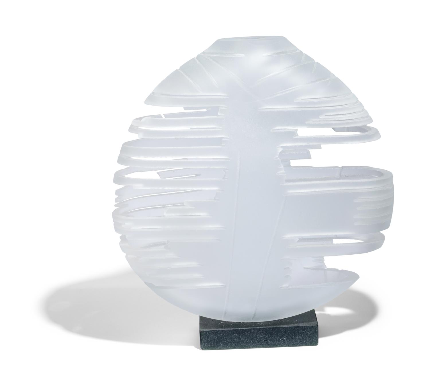 Untitled Carved Glass Sculpture, c. 1988