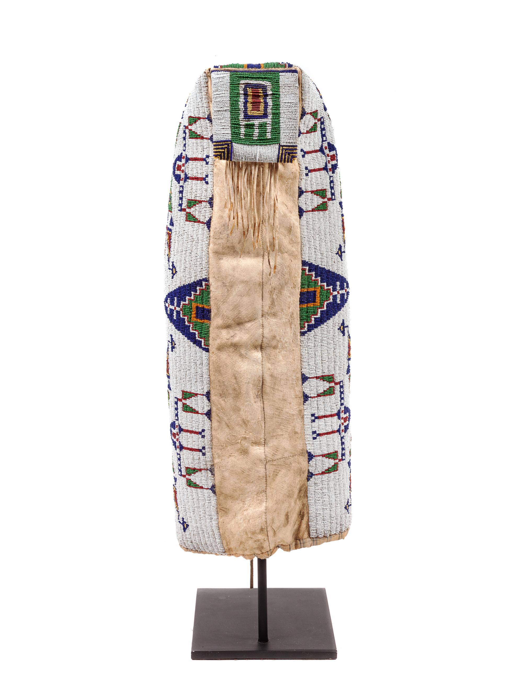 Sioux Beaded Hide Cradle
