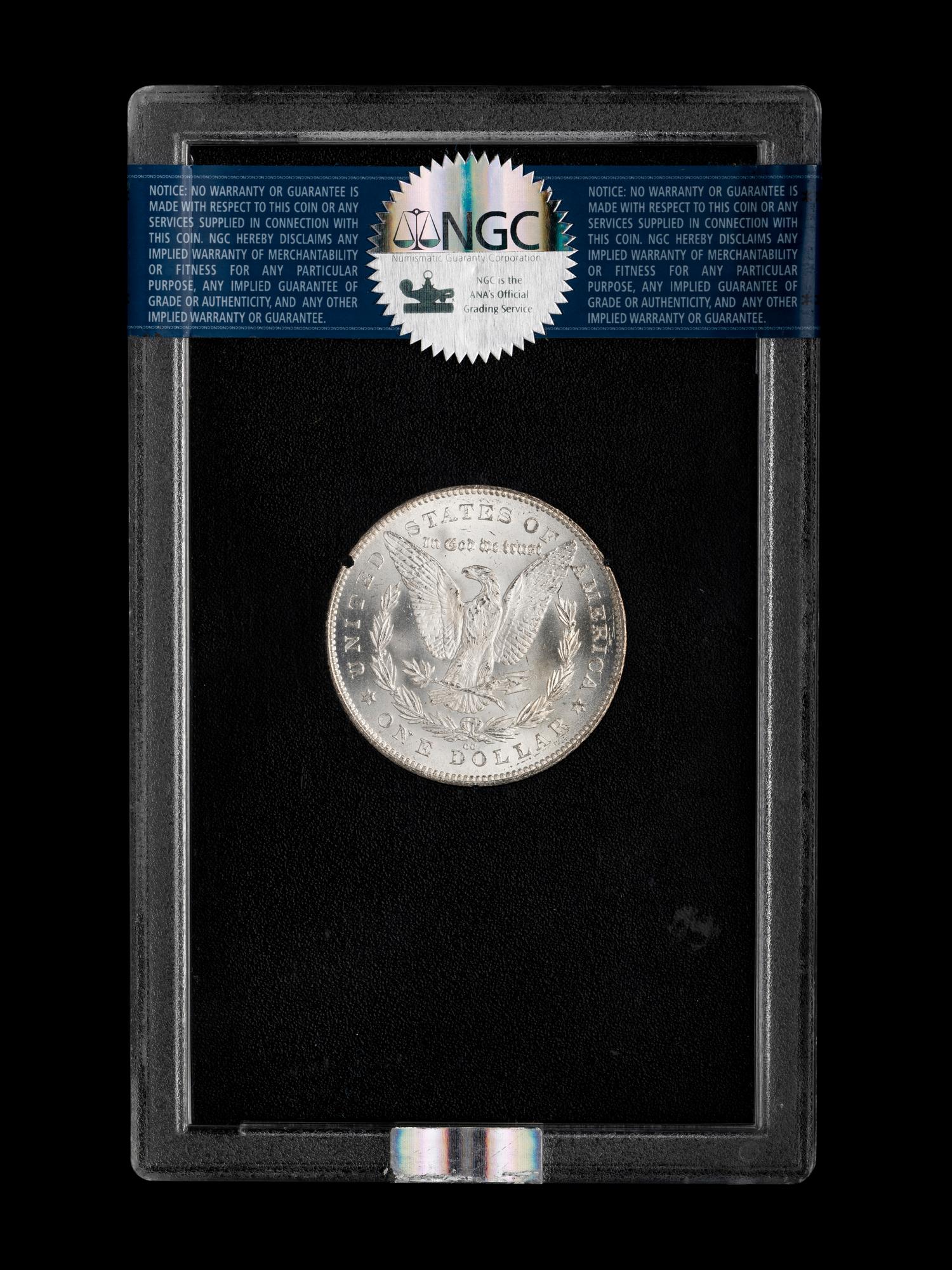 An 1880-CC GSA: Morgan $1 Coin (NGC MS64)
