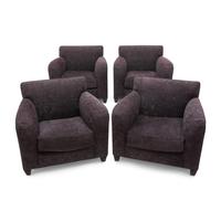 Four Donghia Main Street Club Chairs