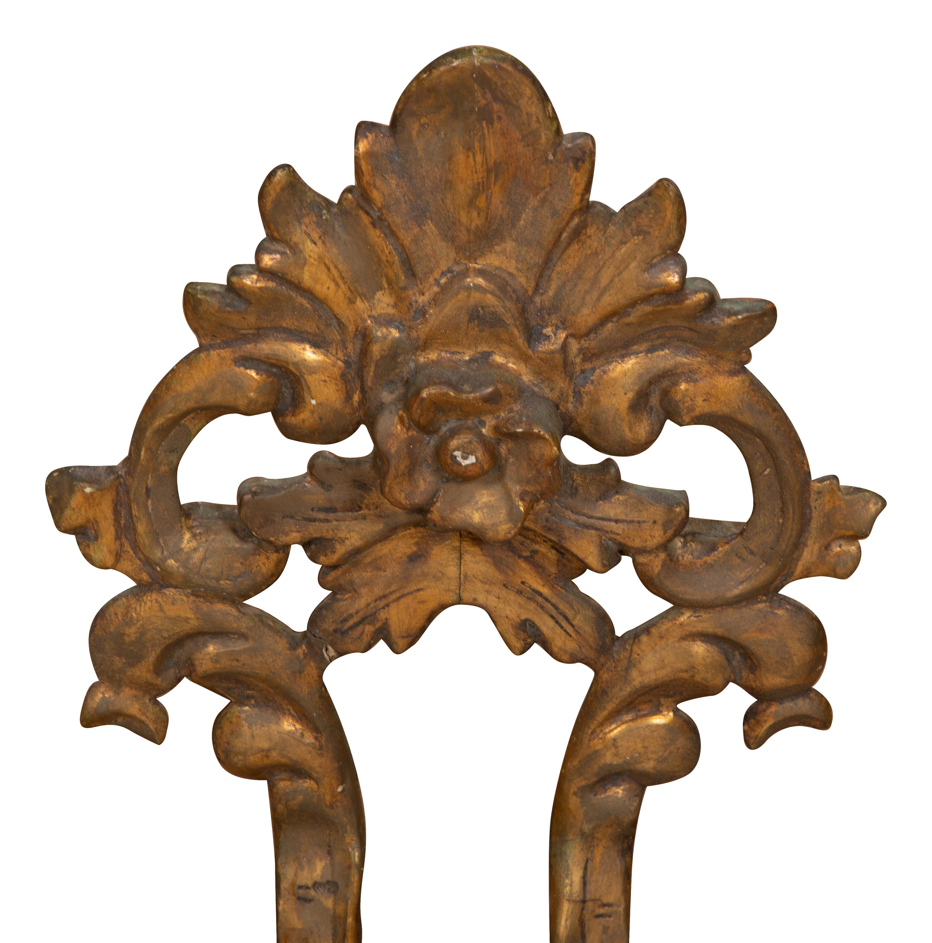 Two Venetian Giltwood Mirrors