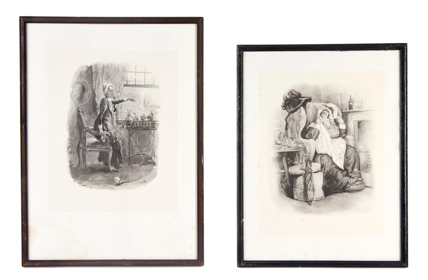A Set of Eighteen English Prints, Frederick Barnard (1849-1896), Height overall 18 3/4 x width 13 3/4 inches.