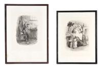 A Set of Eighteen English Prints, Frederick Barnard (1849-1896), Height overall 18 3/4 x width 13 3/4 inches.