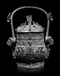 An Archaistic Style Bronze Wine Vessel