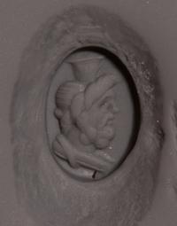 A Roman Silver and Jasper Finger Ring with the God Serapis
